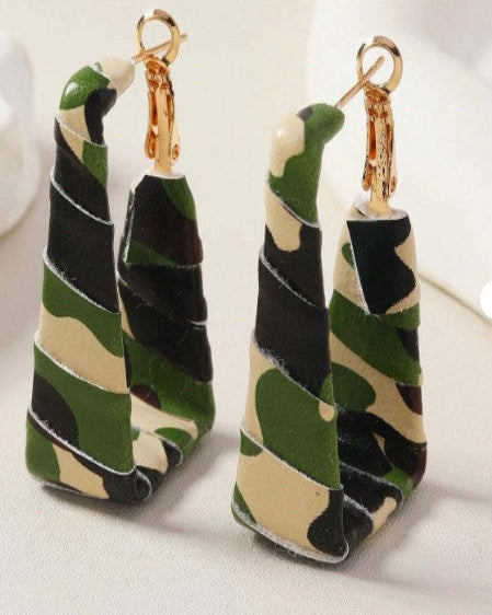 Camouflage Earrings