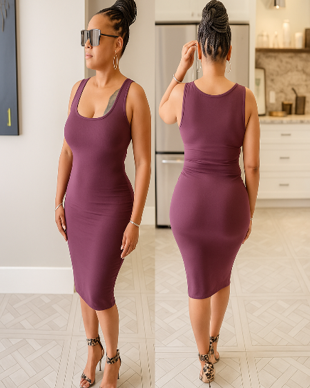 Candle Plum Dress